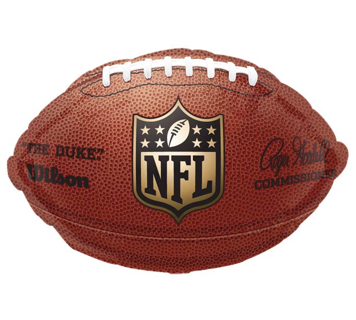 NFL FOOTBALL 18" SHP MYLAR