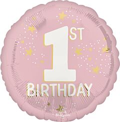 LITTLE MISS 1ST BIRTHDAY 18" MYLAR