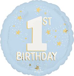 LITTLE MISTER 1ST BIRTHDAY 18" MYLAR