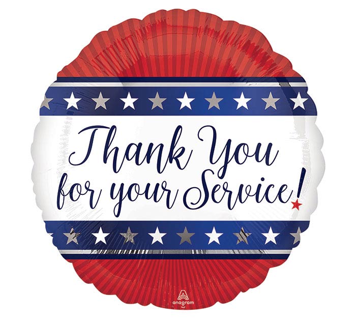 THANK YOU FOR YOUR SERVICE 18"
