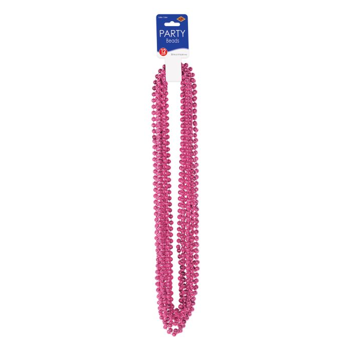 CERISE PARTY BEADS