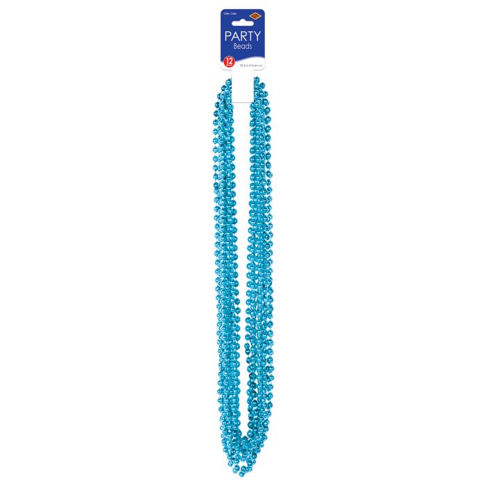 TEAL PARTY BEADS