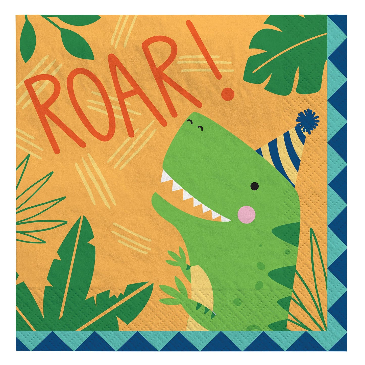 DINO-MITE PARTY LUNCHEON NAPKIN