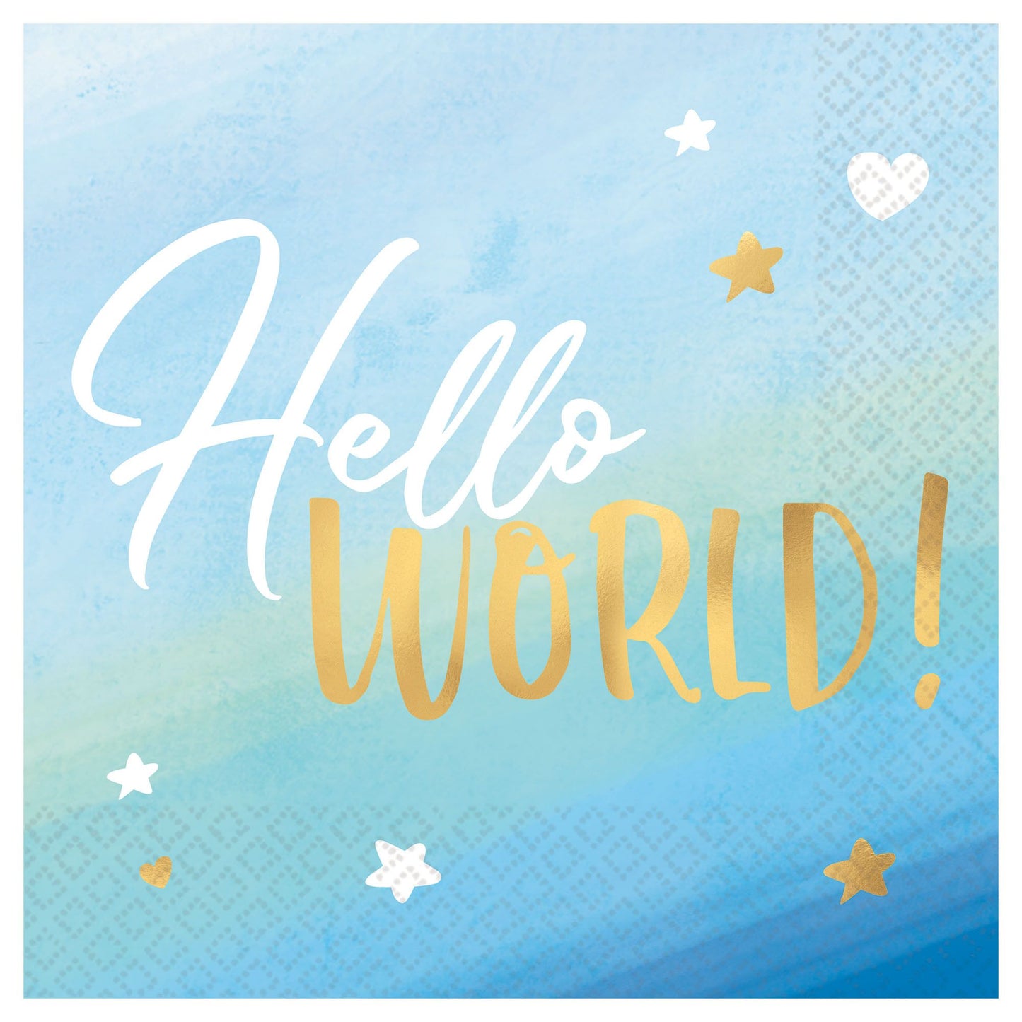 OH BABY HS LUNCHEON NAPKIN BLUE