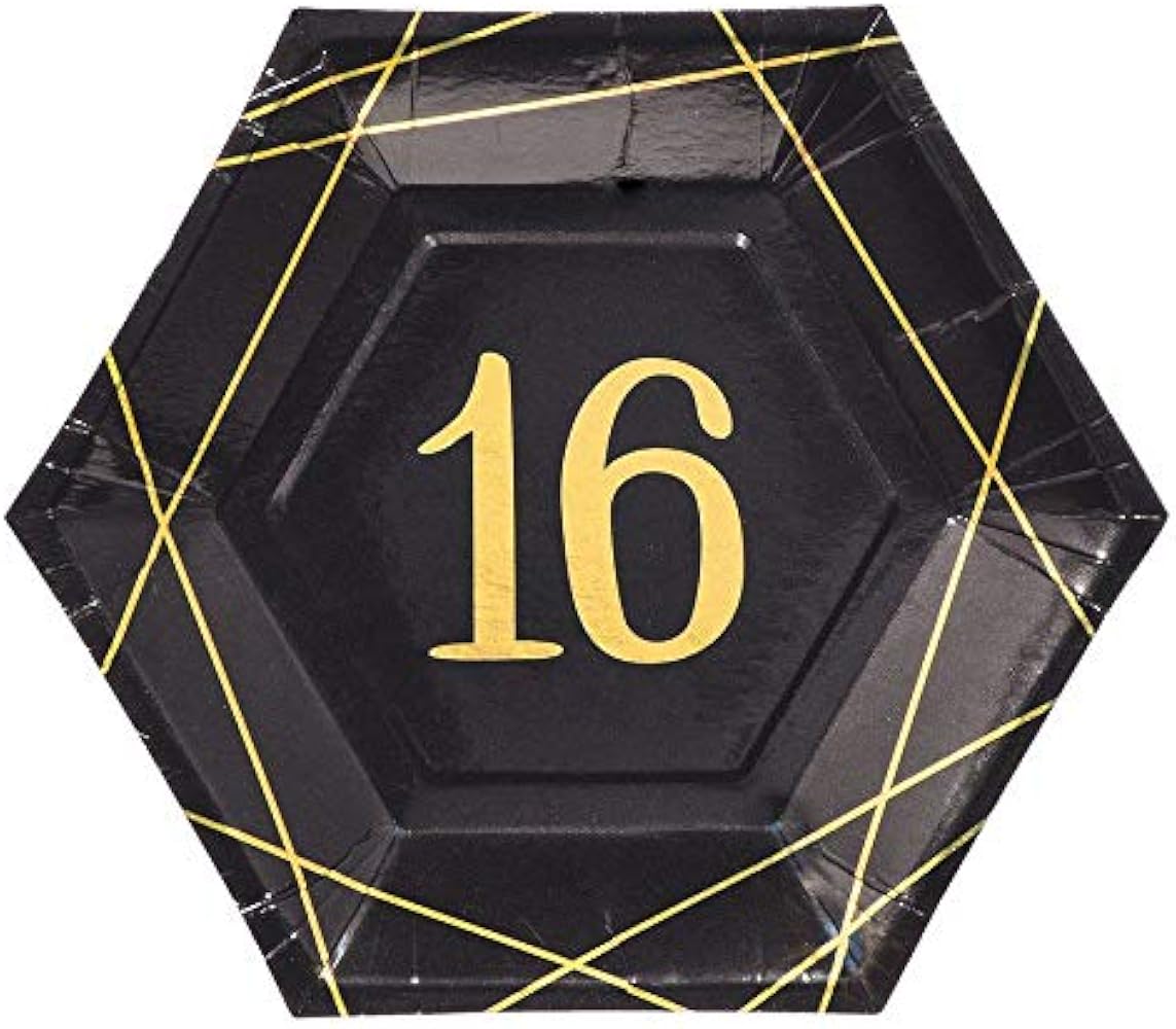 ELEGANT SIXTEEN MET HEX 7" PLAT