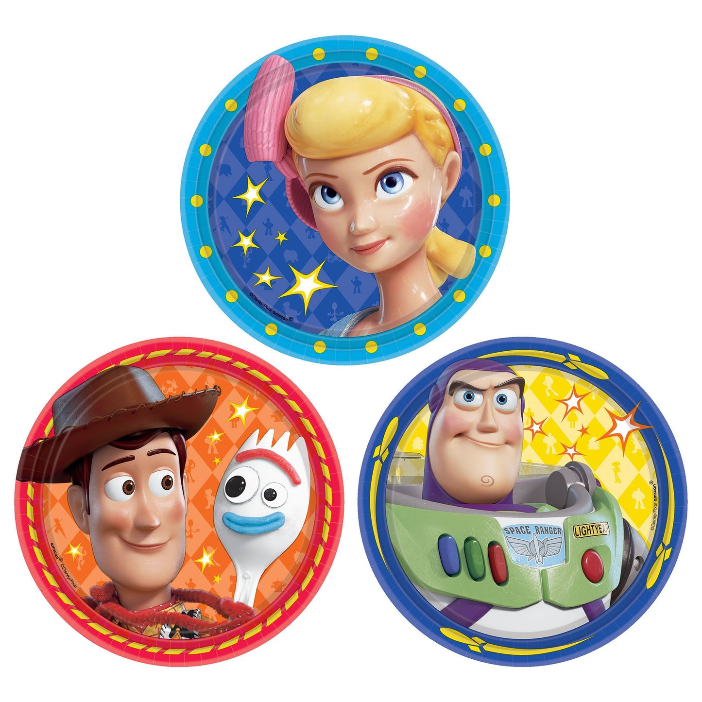 TOY STORY 7" ASST PPR PLATES