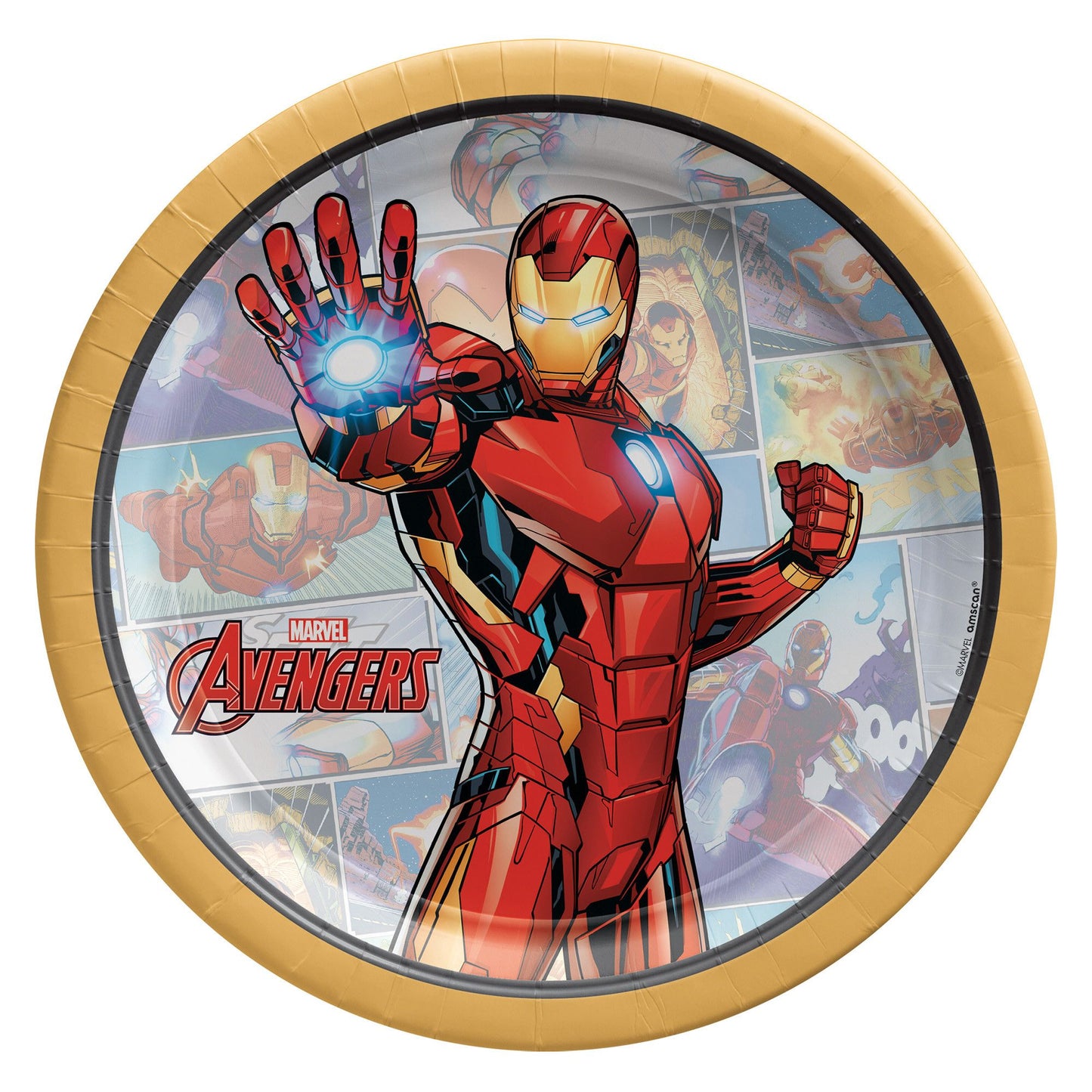 IRON MAN 7 IN PAPER PLATES