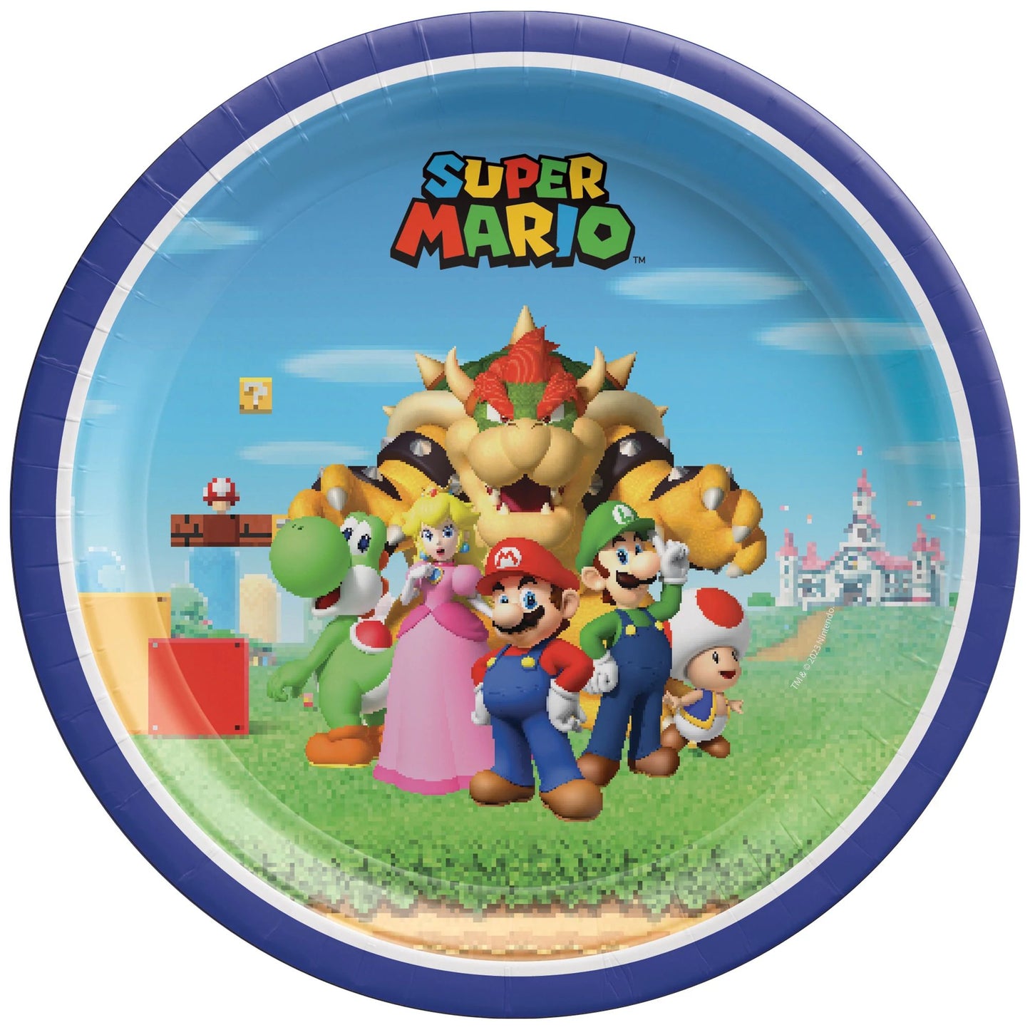 SUPER MARIO 7" PPR PLATES