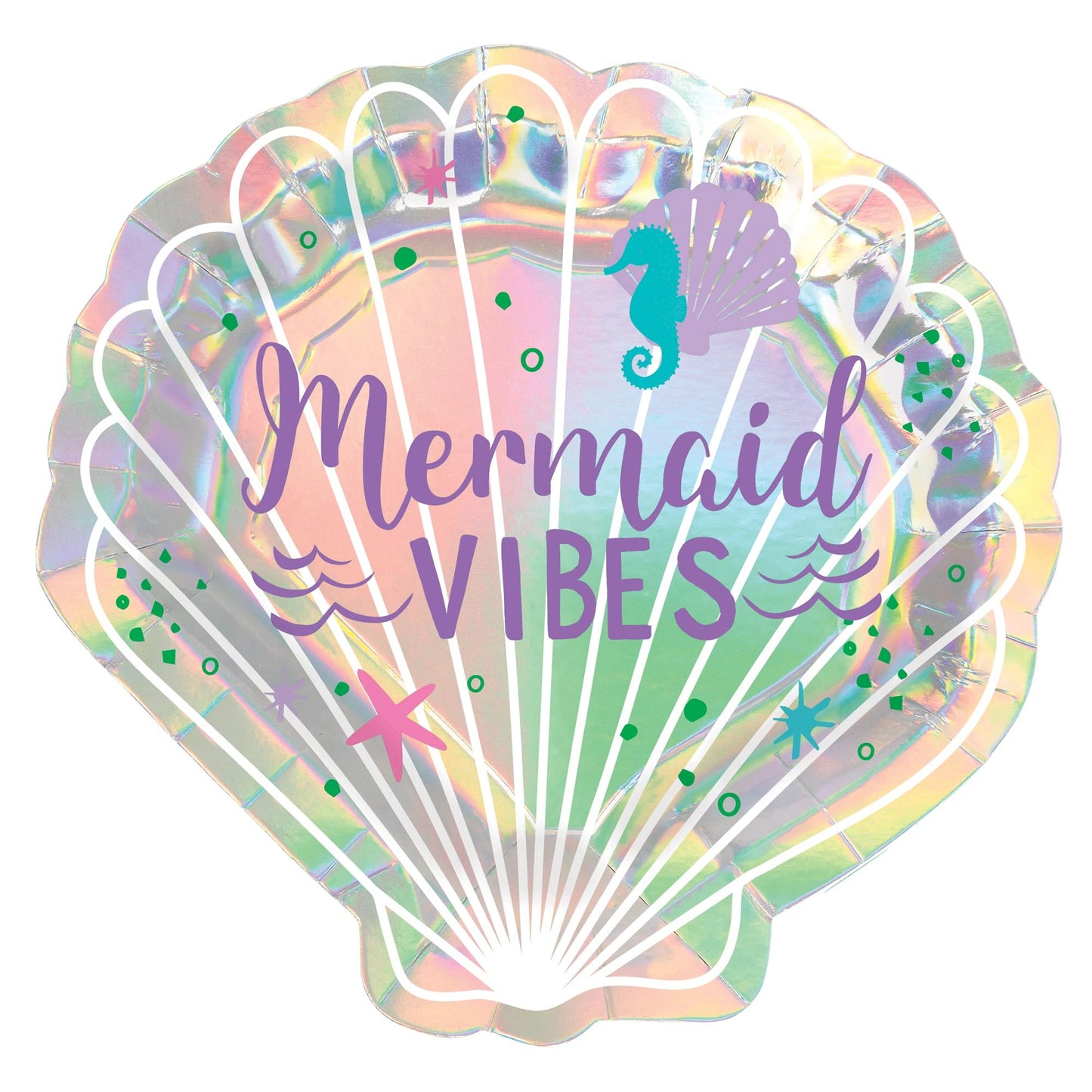 SHIMMERING MERMAID 7" SHELL PL