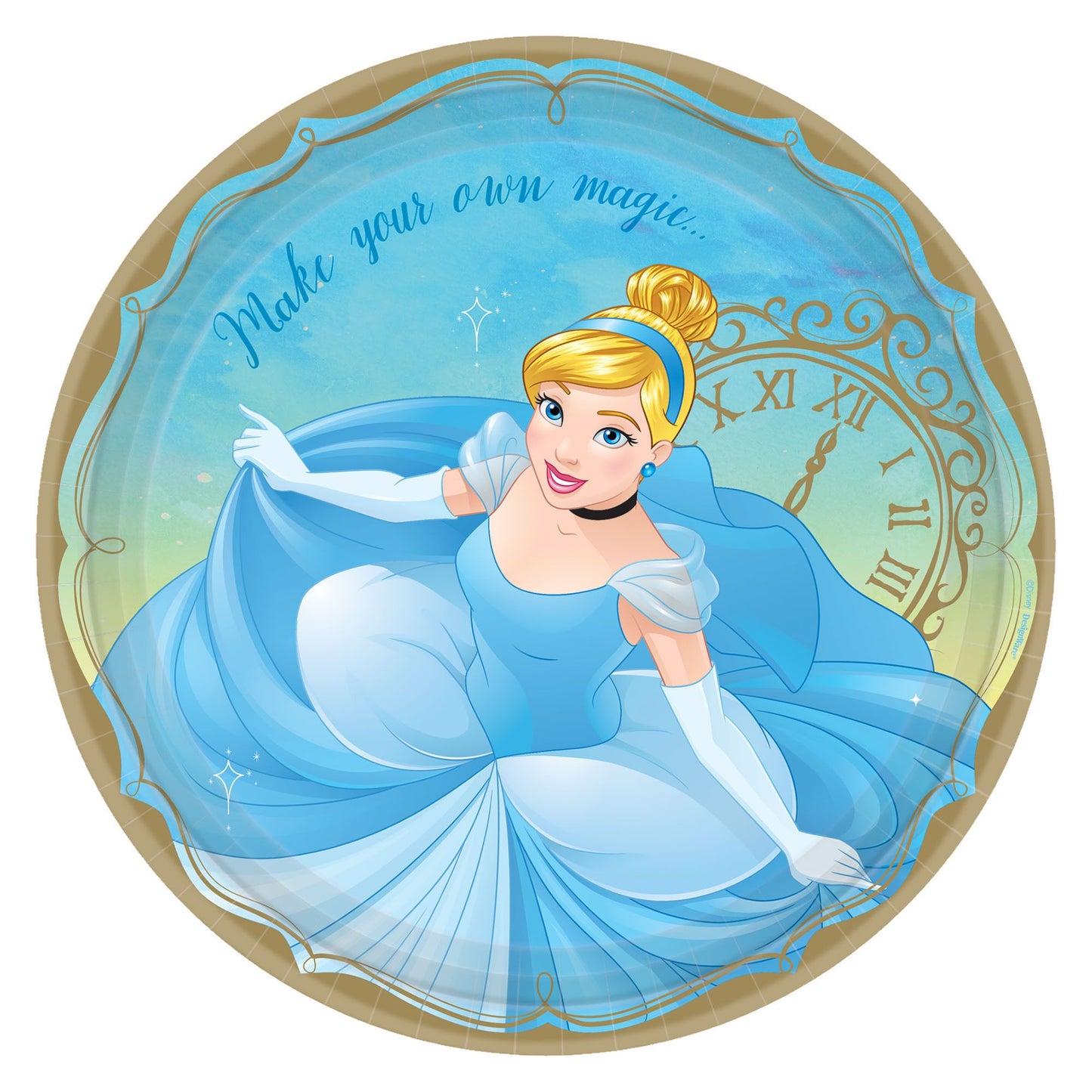 DSNY PRNCSS CINDERELLA 9" PLATE