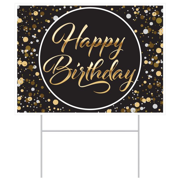 HAPPY BIRTHDAY YARD SIGN