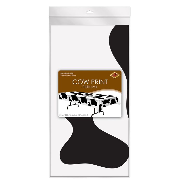 COW PRINT TABLECOVER