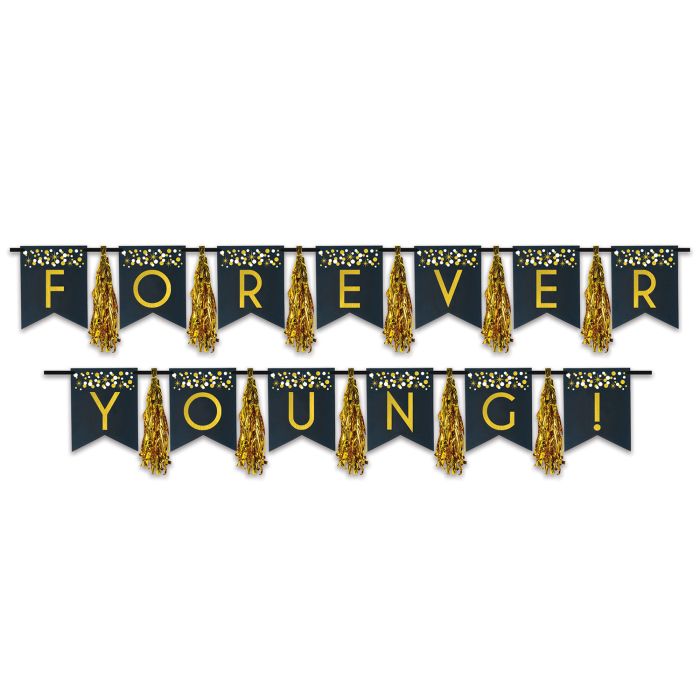 FOREVER YOUNG! TASSEL STREAMER
