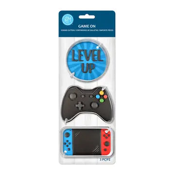 3 PC COOKIE CUTTER SET - GAME ON