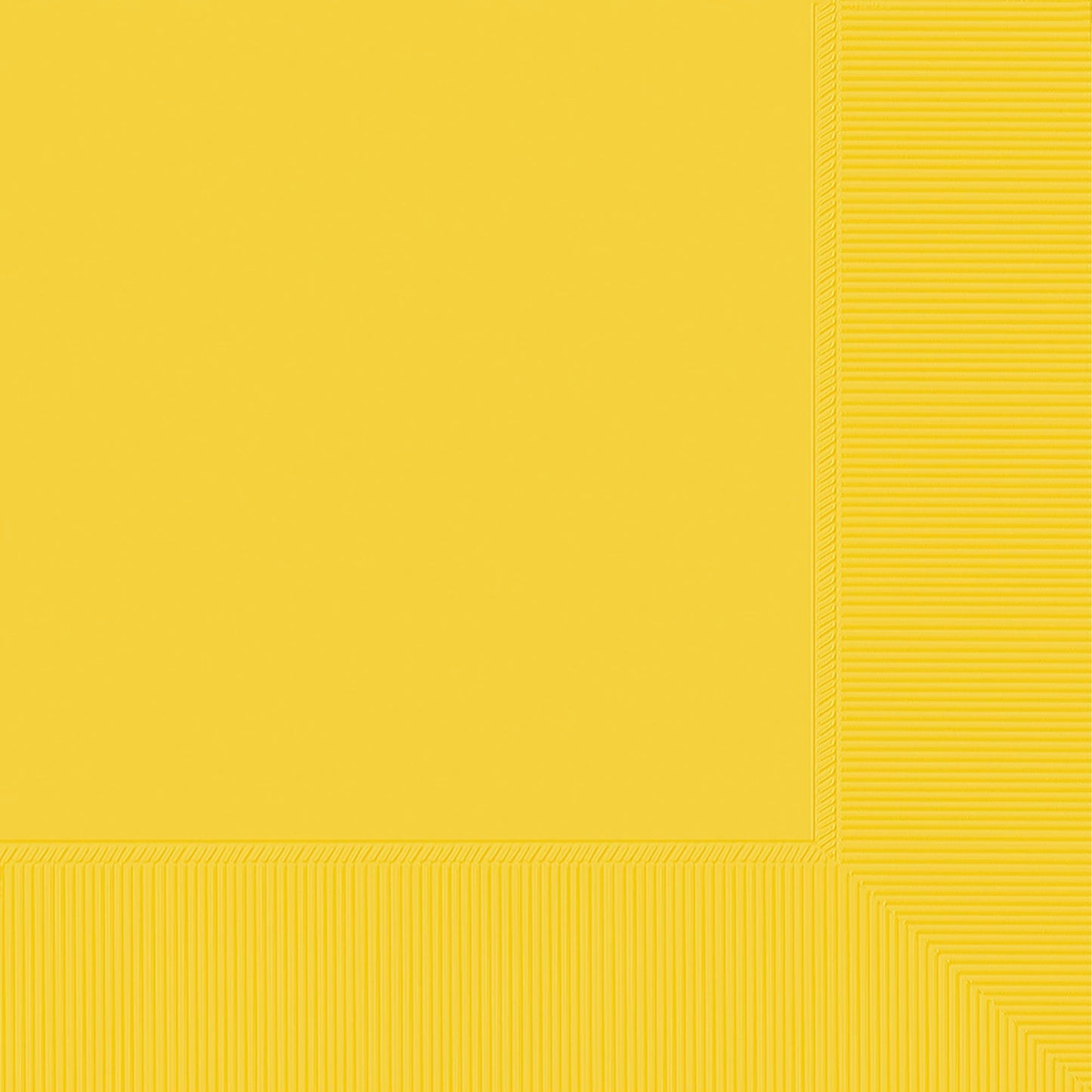 BEVERAGE NAPKINS YELLOW SUN