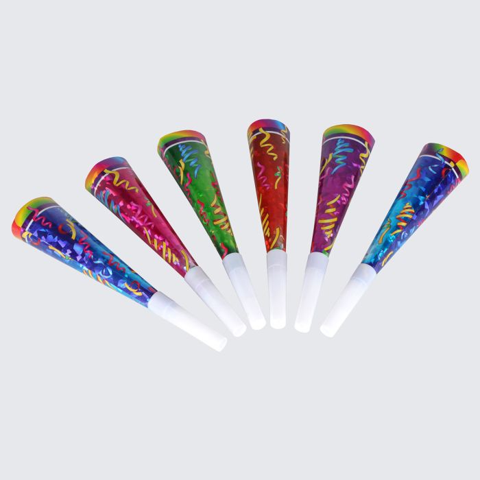PRISMATIC PARTY HORNS