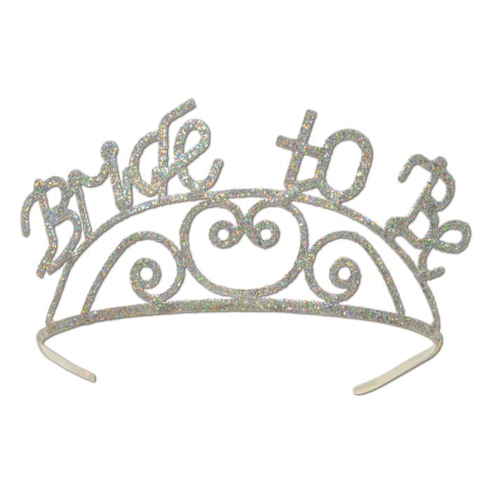 GLITTERED BRIDE TO BE TIARA