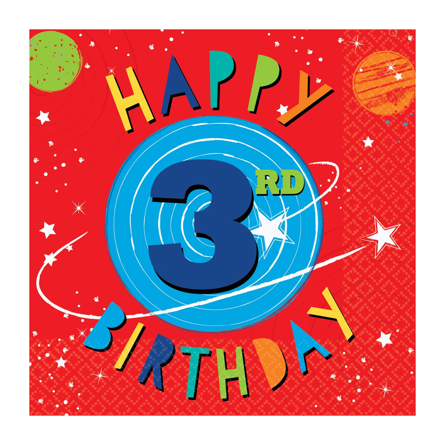 BLAST OFF BDAY LN 3RD BDAY