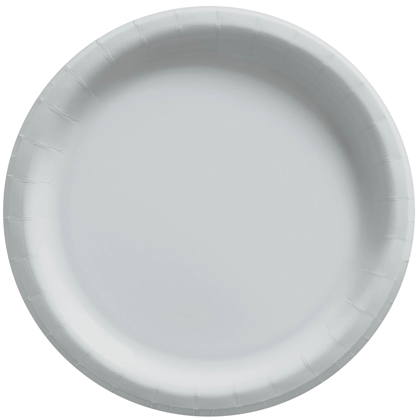 9" PAPER PLATES SILVER