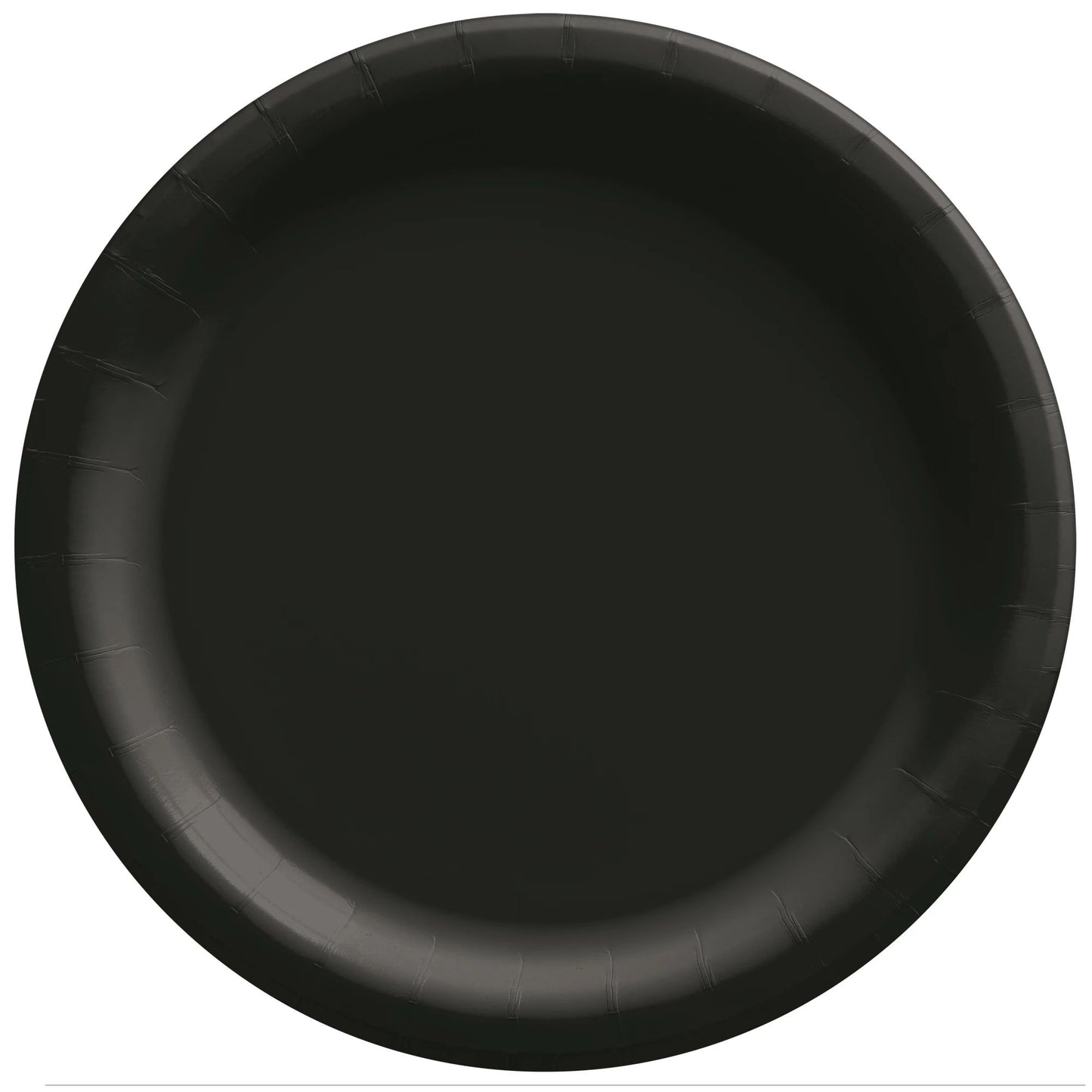 BLACK 6.75" PAPER PLATE