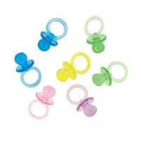MINI PACIFIER FAVORS 18CT ASSORTED