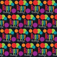 BIRTHDAY CHEER GIFT WRAP 30"X5FT ROLL