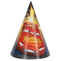 DISNEY CARS PARTY HATS 8CT