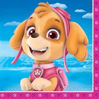 PAW PATROL GIRL BEVERAGE NAPKINS 16CT