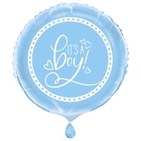 BLUE HEARTS BS 18" MYLAR