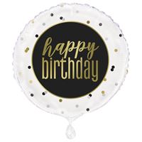 METALLIC HAPPY BIRTHDAY 18" MYLAR