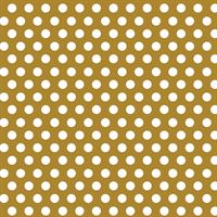 METALLIC GOLD DOT GIFT WRAP 30"X5FT ROLL