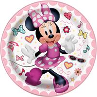 MINNIE MOUSE 7" PPR PLATE 8CT