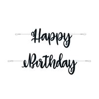 BLACK SCRIPT HBD BANNER