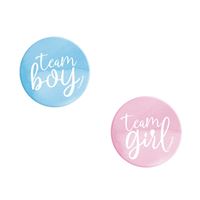 TEAM BOY OR GIRL BUTTONS