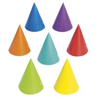 ASST MINI PARTY HATS 8CT