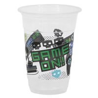 GAMER BDAY 16OZ PL CUPS 8CT