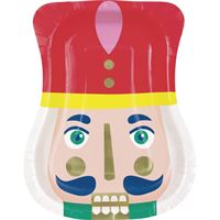 VIBRANT CHRISTMAS NUTCRACKER PPR PLATE