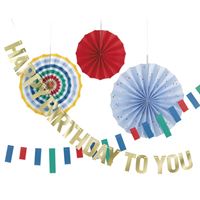 PPR FAN & GARLAND DECOR KIT