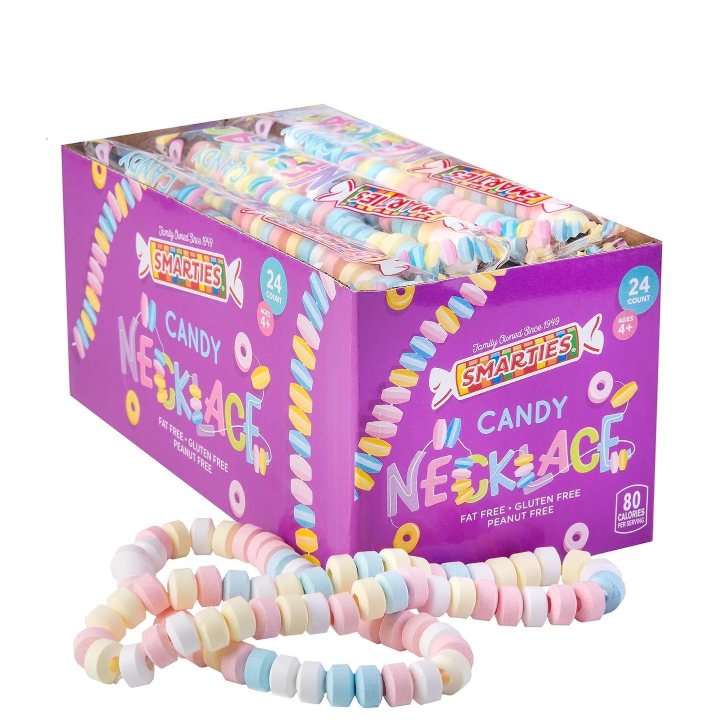 SMARTIES CANDY NECKLACE - 1CT