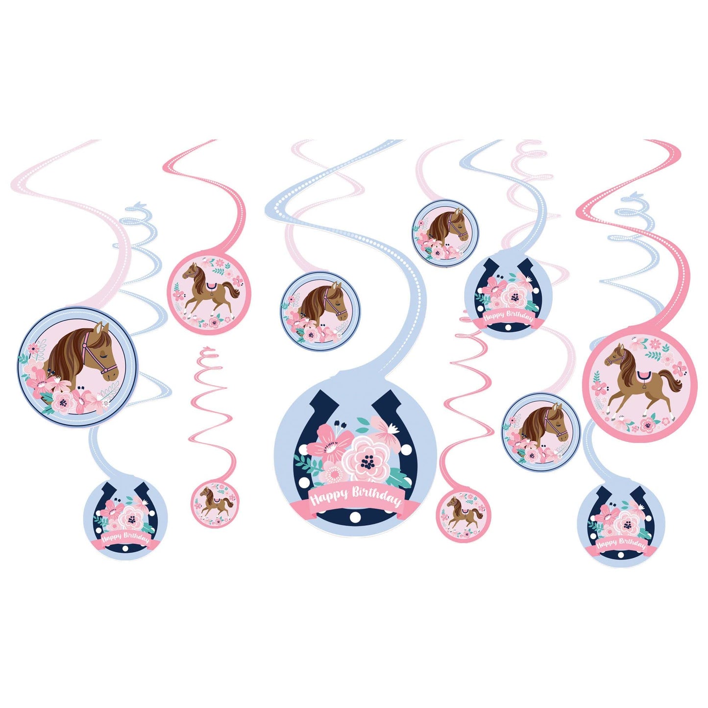 SADDLE UP SWIRL DECOR