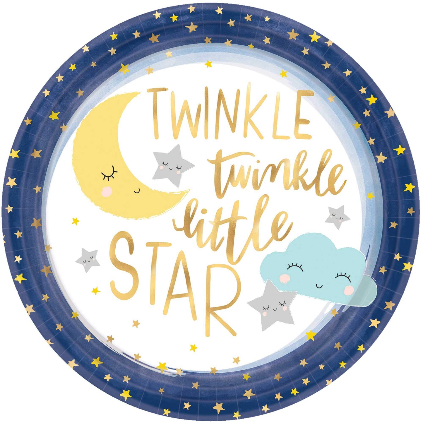 TWINKLE LITTLE STAR 10.5" PLATES