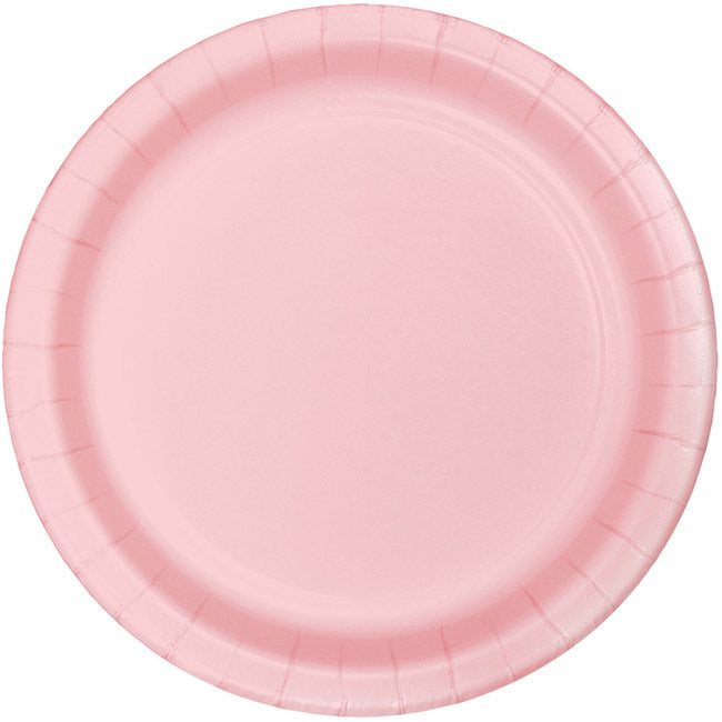 CLASSIC PINK 7" PPR PLATES 24CT