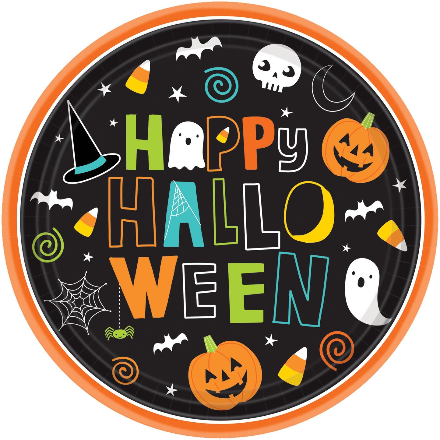 HALLO-WEEN FRIENDS 9" BPP PLATE