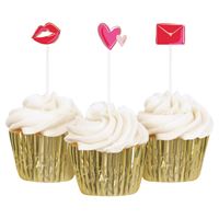 VALENTINE CUPCAKE KIT 12CT