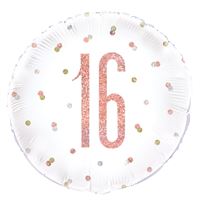 GLITZ RS GLD 16 18" MYLAR