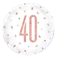GLITZ RS GLD 40 18" MYLAR