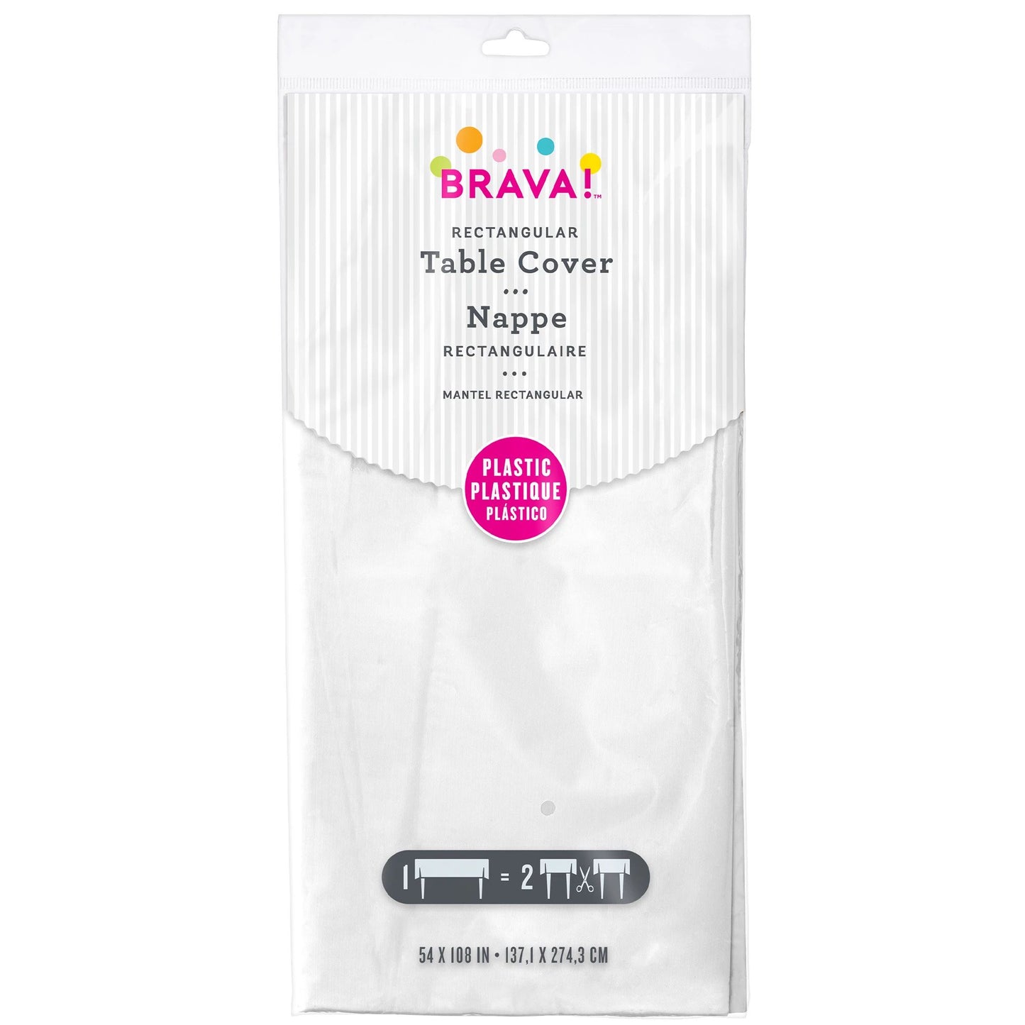 RECTANGLE PL TC FROSTY WHITE