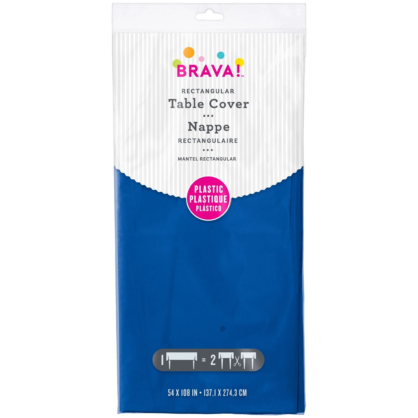 RECTANGLE PLASTIC TC BRT RYL BL