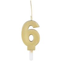 GOLD SPARKLER CANDLE #6