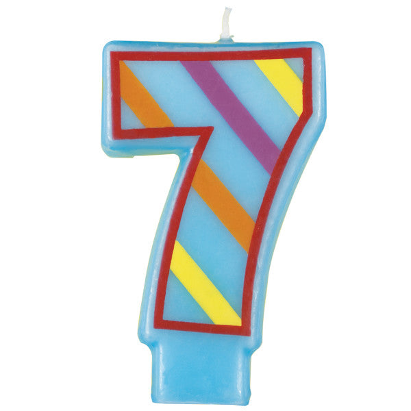 #7 DECORATIVE BIRTHDAY CANDLE